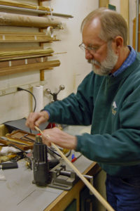 Ron Barch, bamboo rod maker