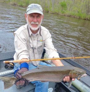 Ron Barch, bamboo rod maker