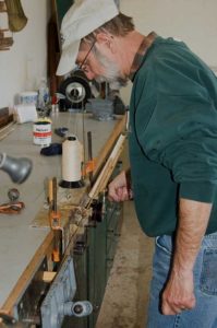 Ron Barch bamboo rod maker